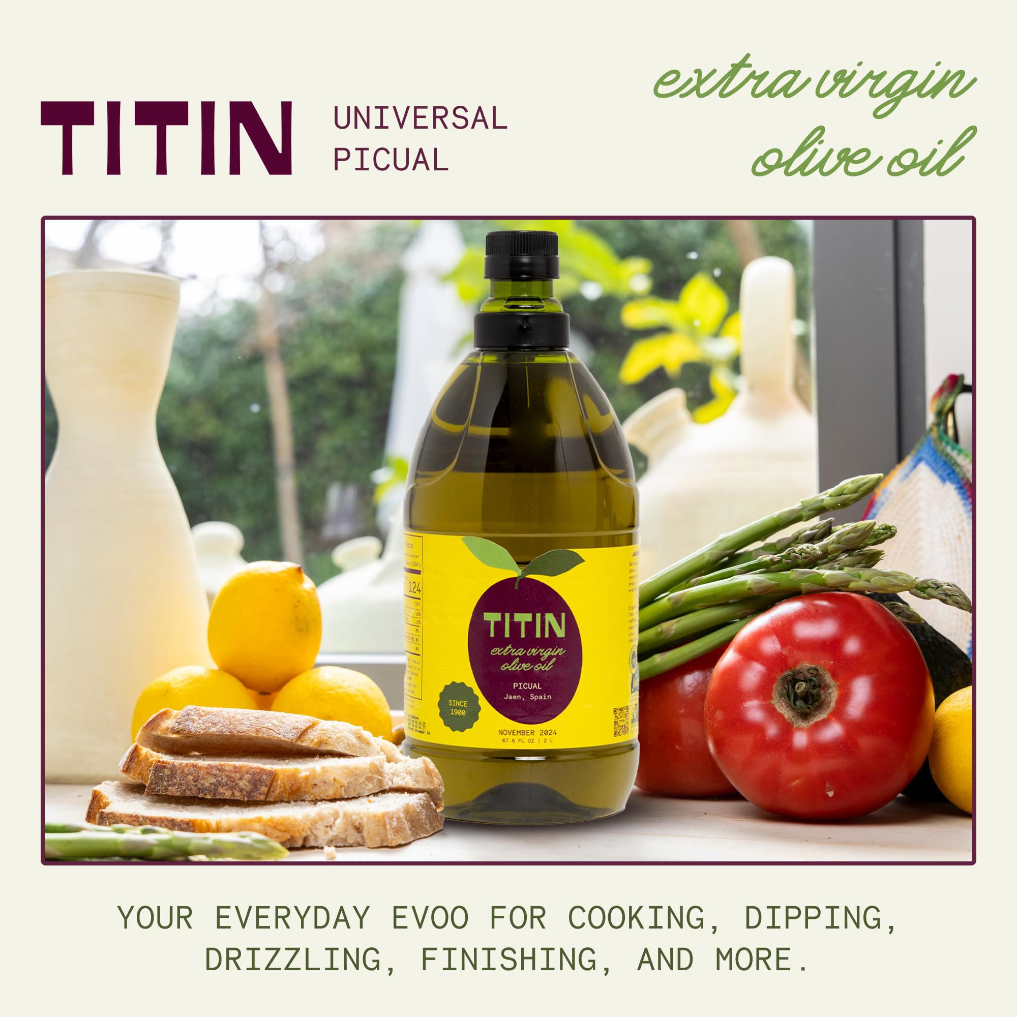 Amazon.com : TITIN Extra Virgin Olive Oil for Everyday Cooking